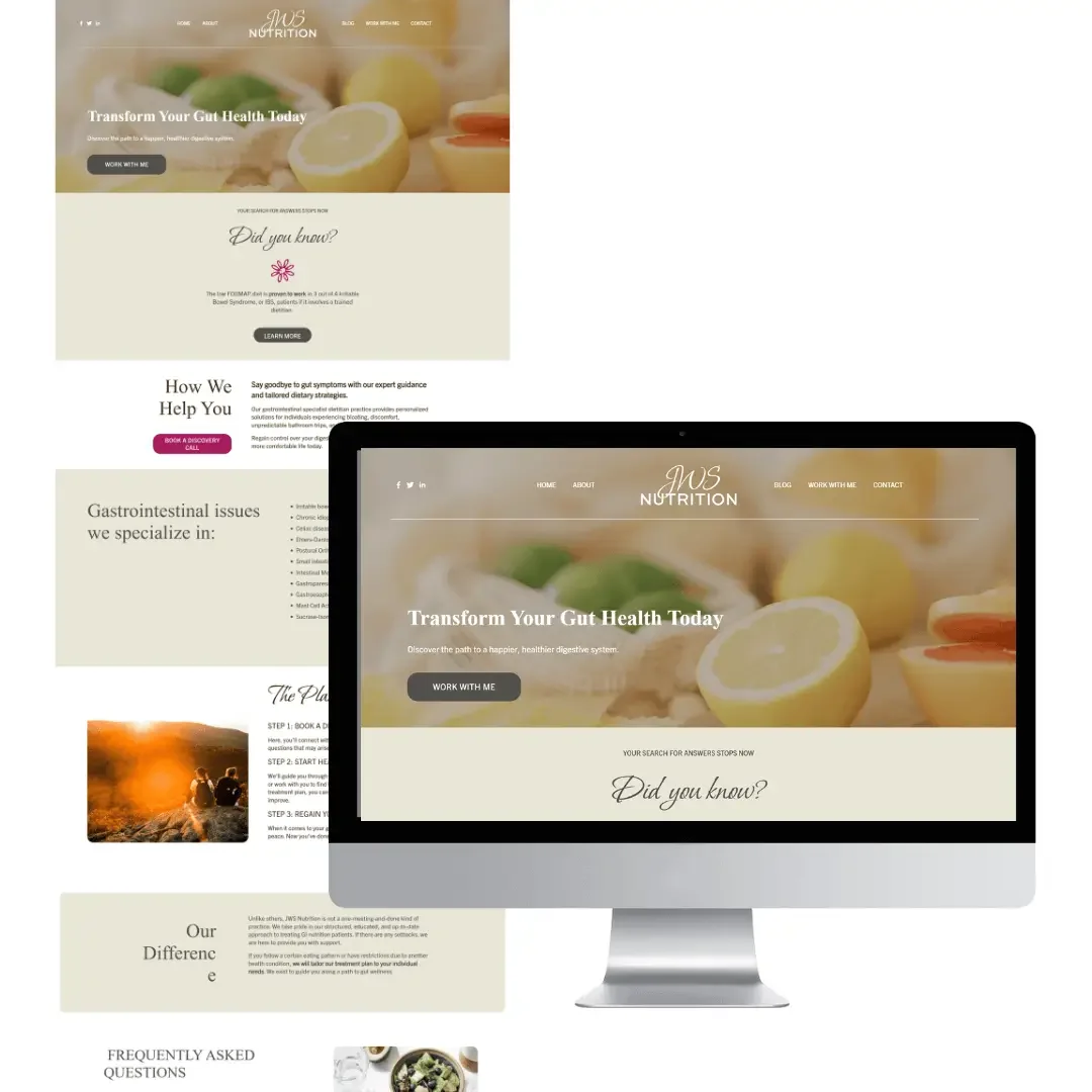 A Nutritionist Website Refresh That Turned Frustration Into Confidence
