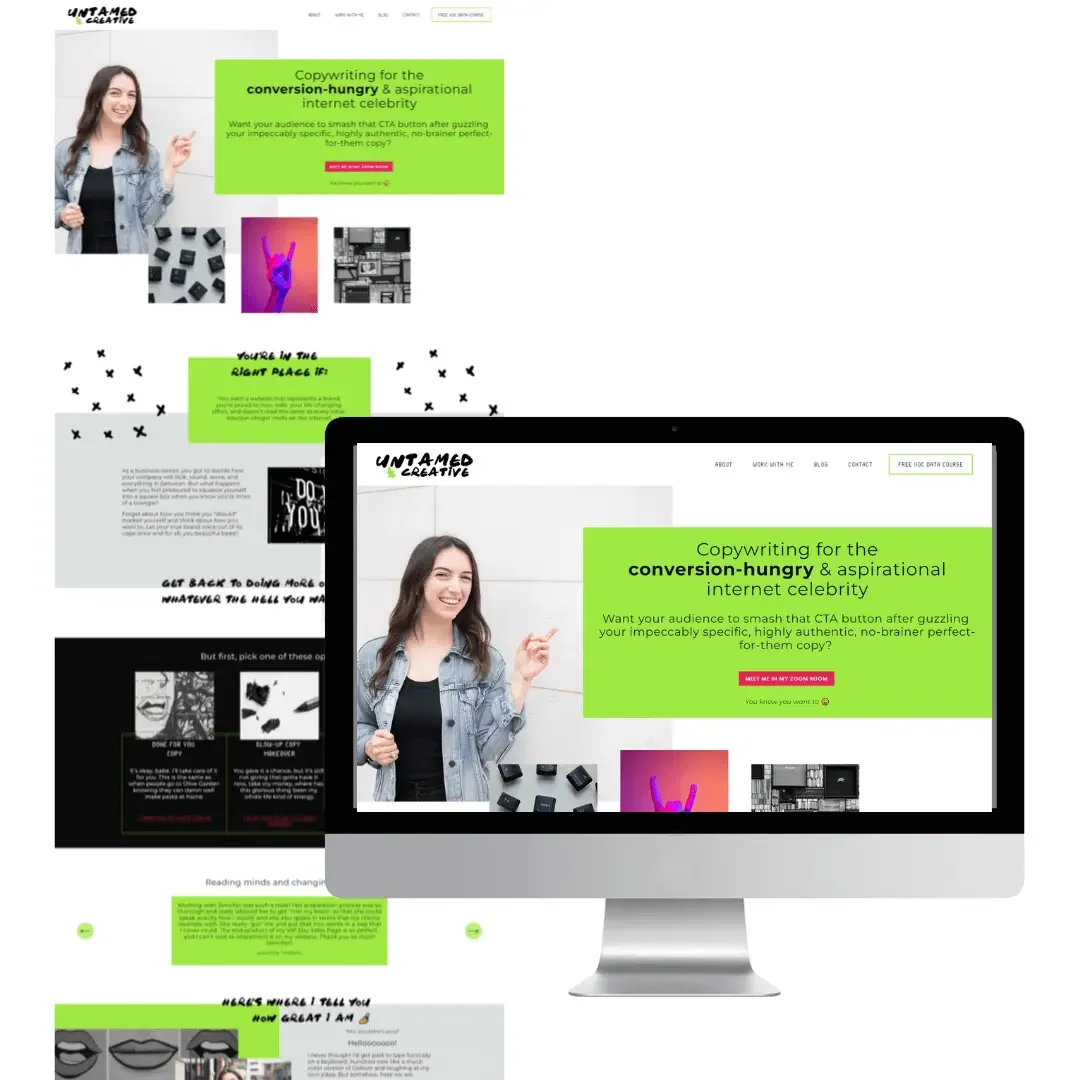 How This Copywriter Ditched DIY for a Conversion Optimized Website