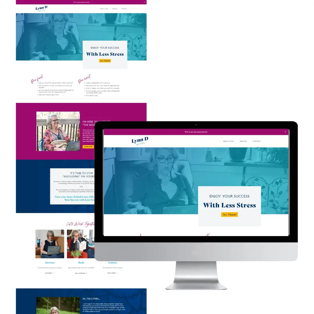 This Life Coach Finally Feels Confident Sending People to Her Website