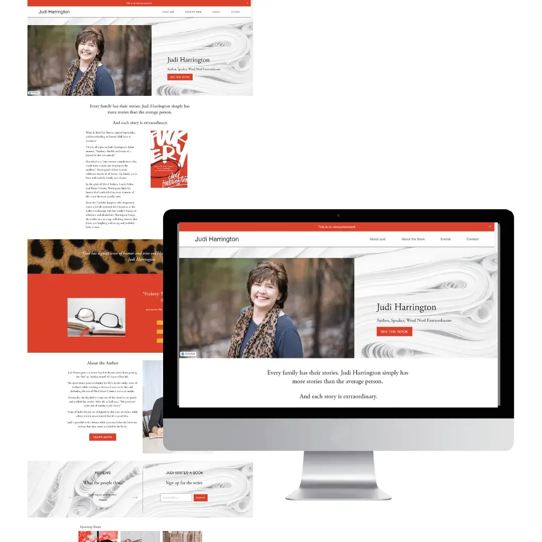 How This First-Time Author Launched Her Book With a Strategic Website Design