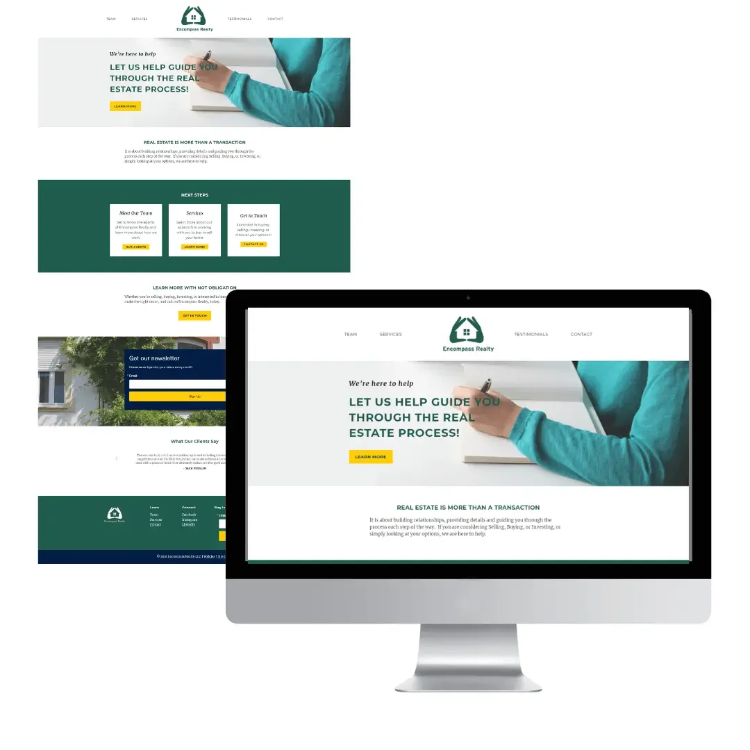 Realtor Website Design That Helped a New Firm Launch With Confidence