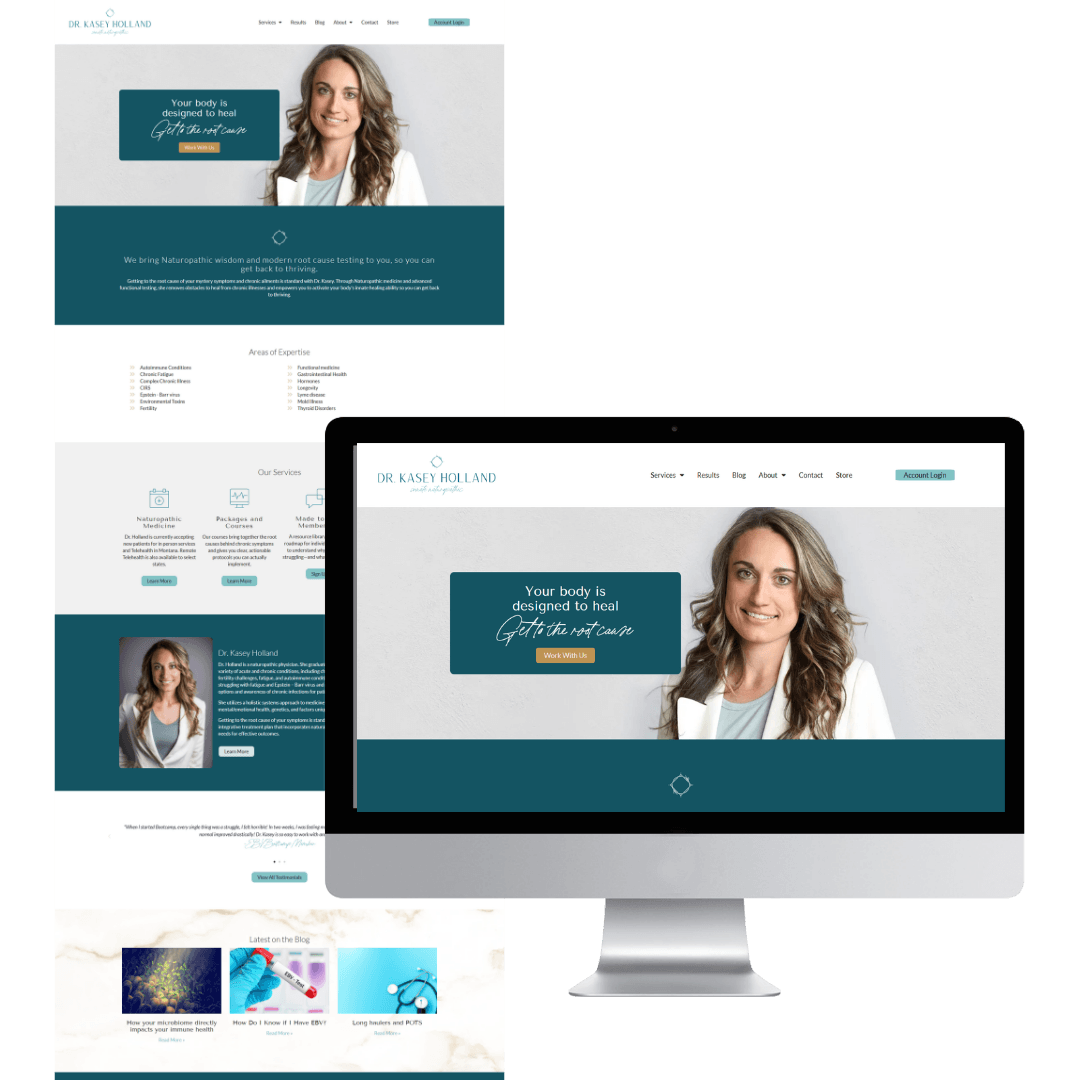 Health and Wellness Consultant Website Refresh