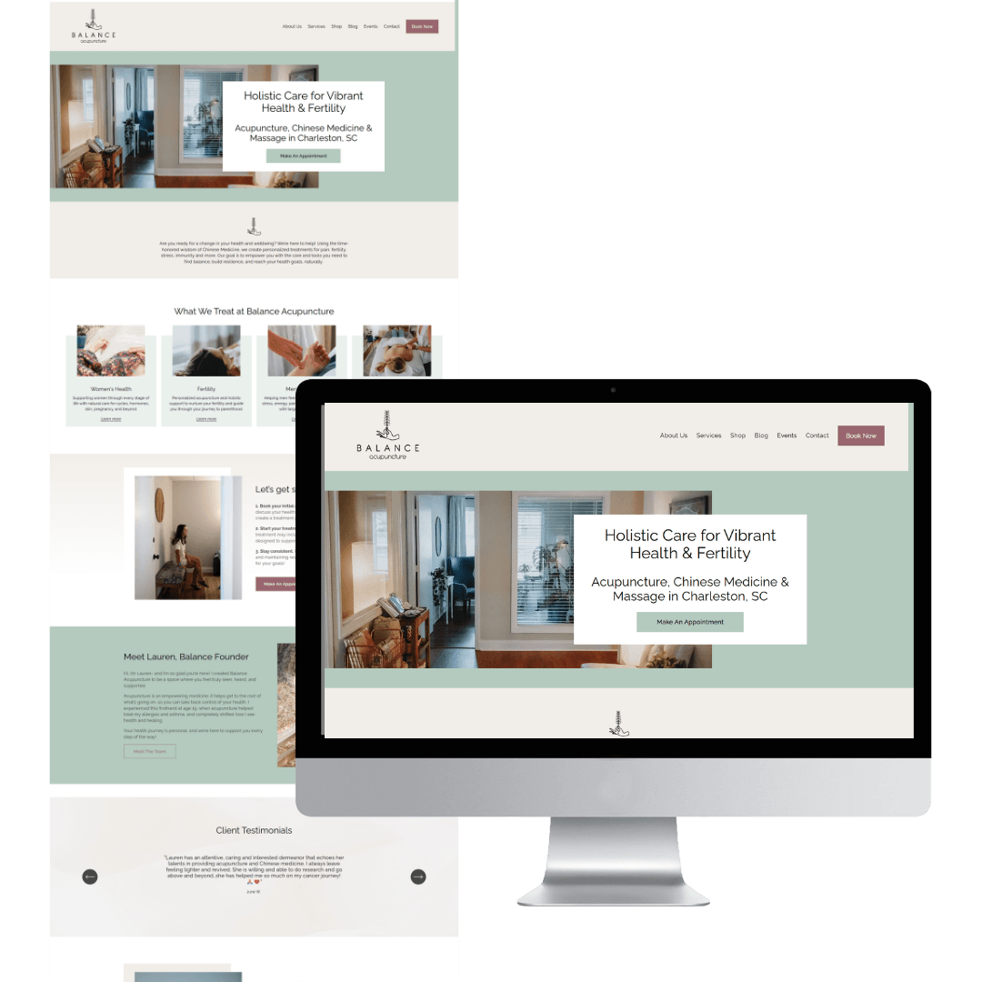 Acupuncture Website Design Refresh for Better Local SEO