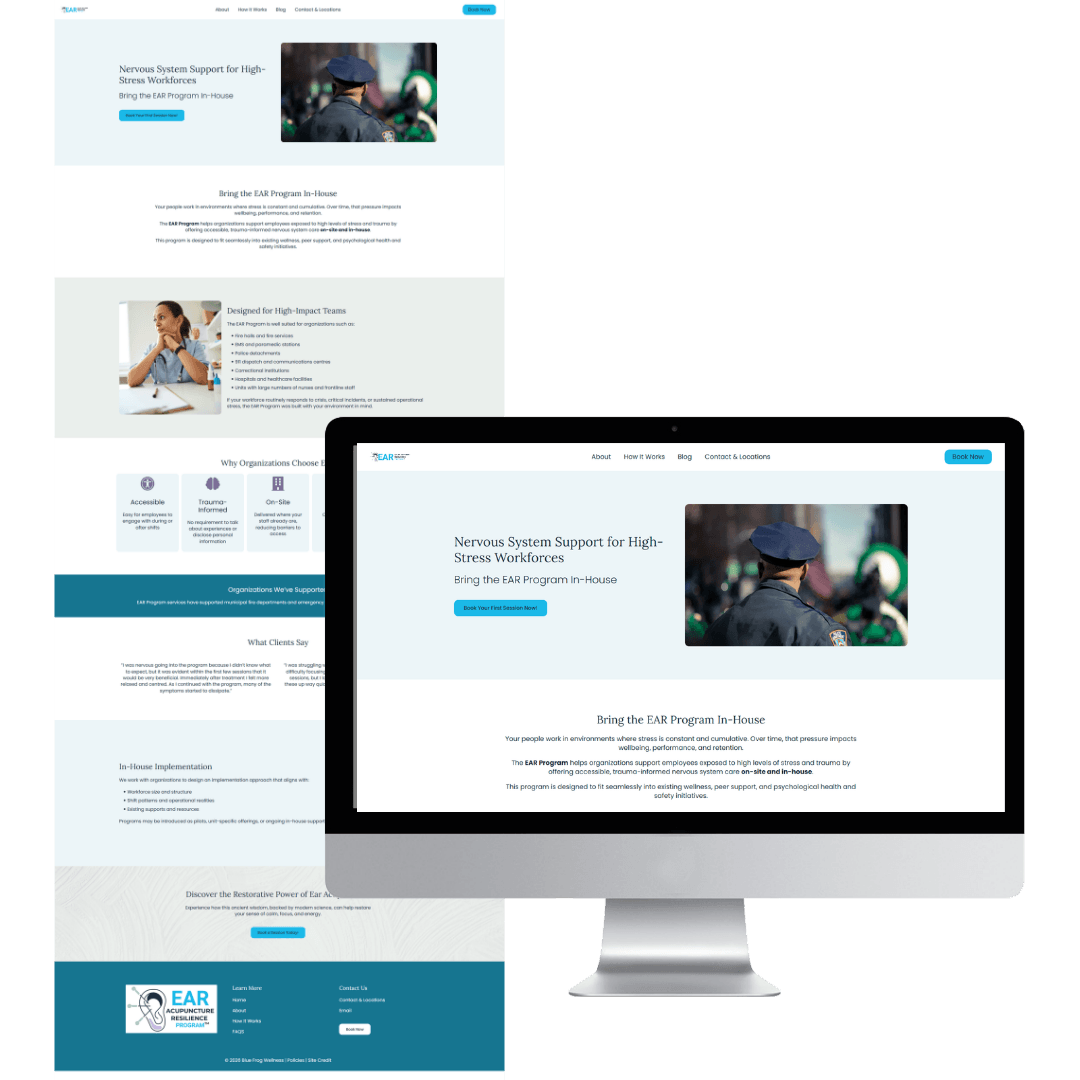 Acupuncture Website Design Refresh for a Growing National Program