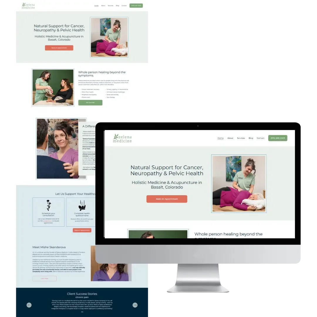Acupuncture Website Design Refresh for Better SEO and Growth
