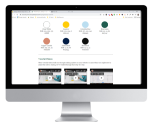 squarespace tutorial library and website brand guide