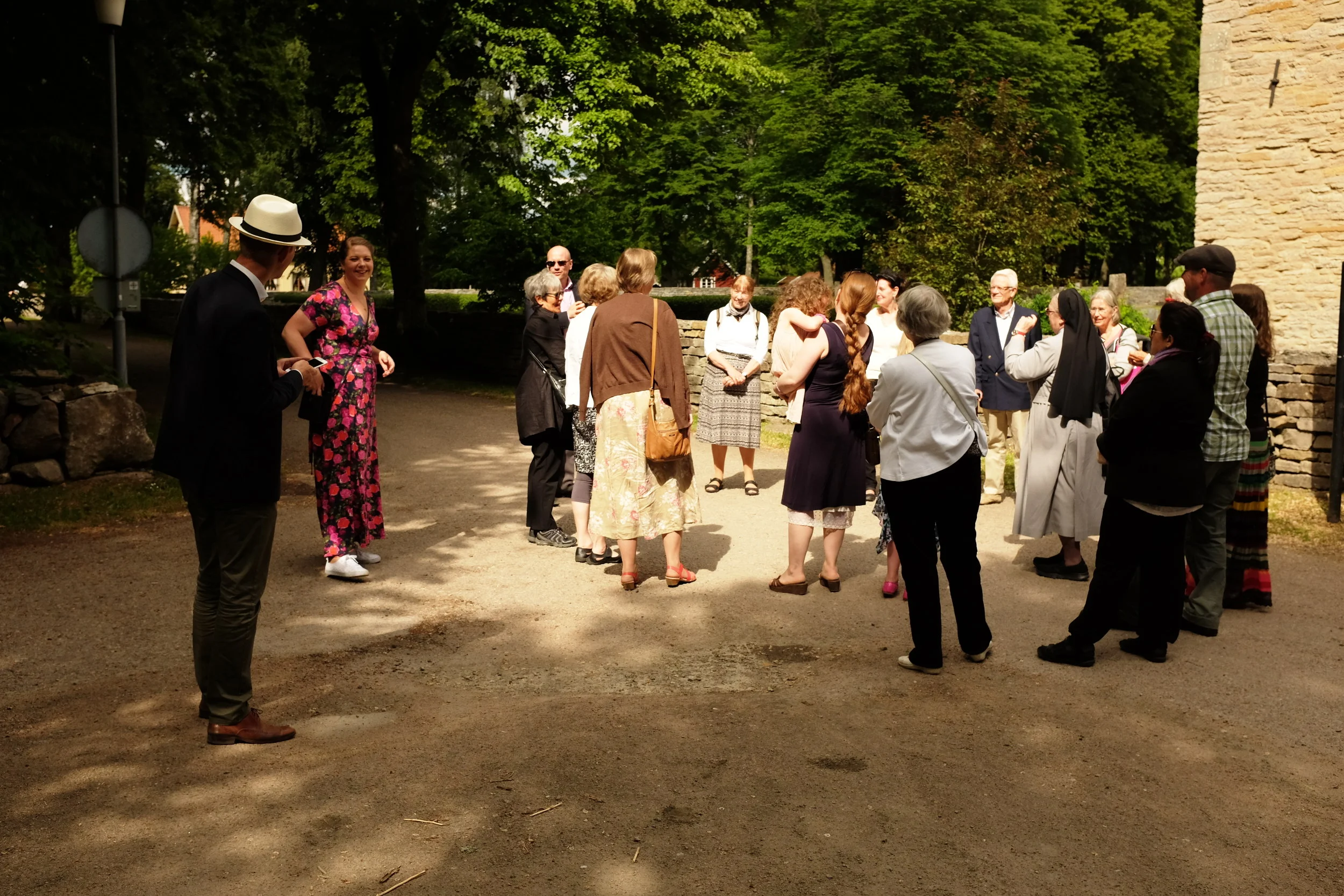 Kyrkokörens sommarutflykt till bl.a. Varnhems klosterkyrka