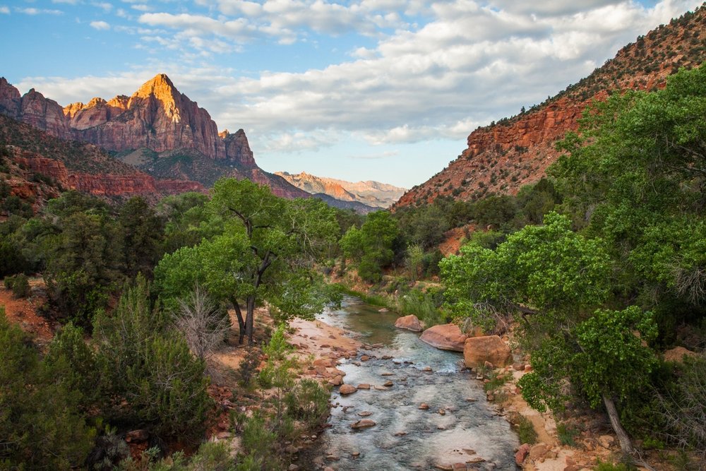 The Watchman and the Virgin River - Zion National Park 2- Matt Morgan.jpg