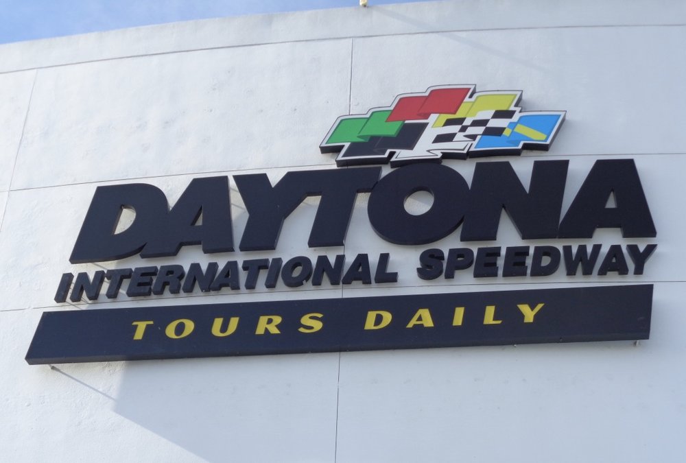  Entrance of the Daytona International Speedway 
