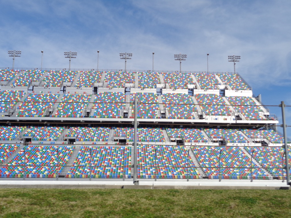  View of the Daytona Speedway Stadium from the Infield 