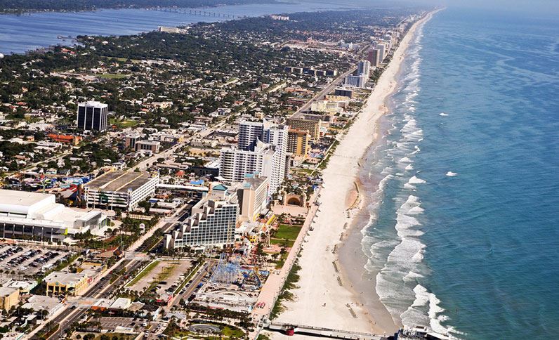 Aerial View of the Daytona Beach Hilton