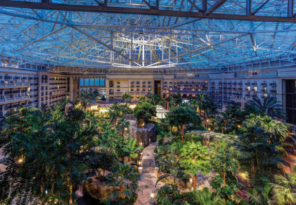 4.5-Acre Glass Atrium at the Gaylord Palms Orlando