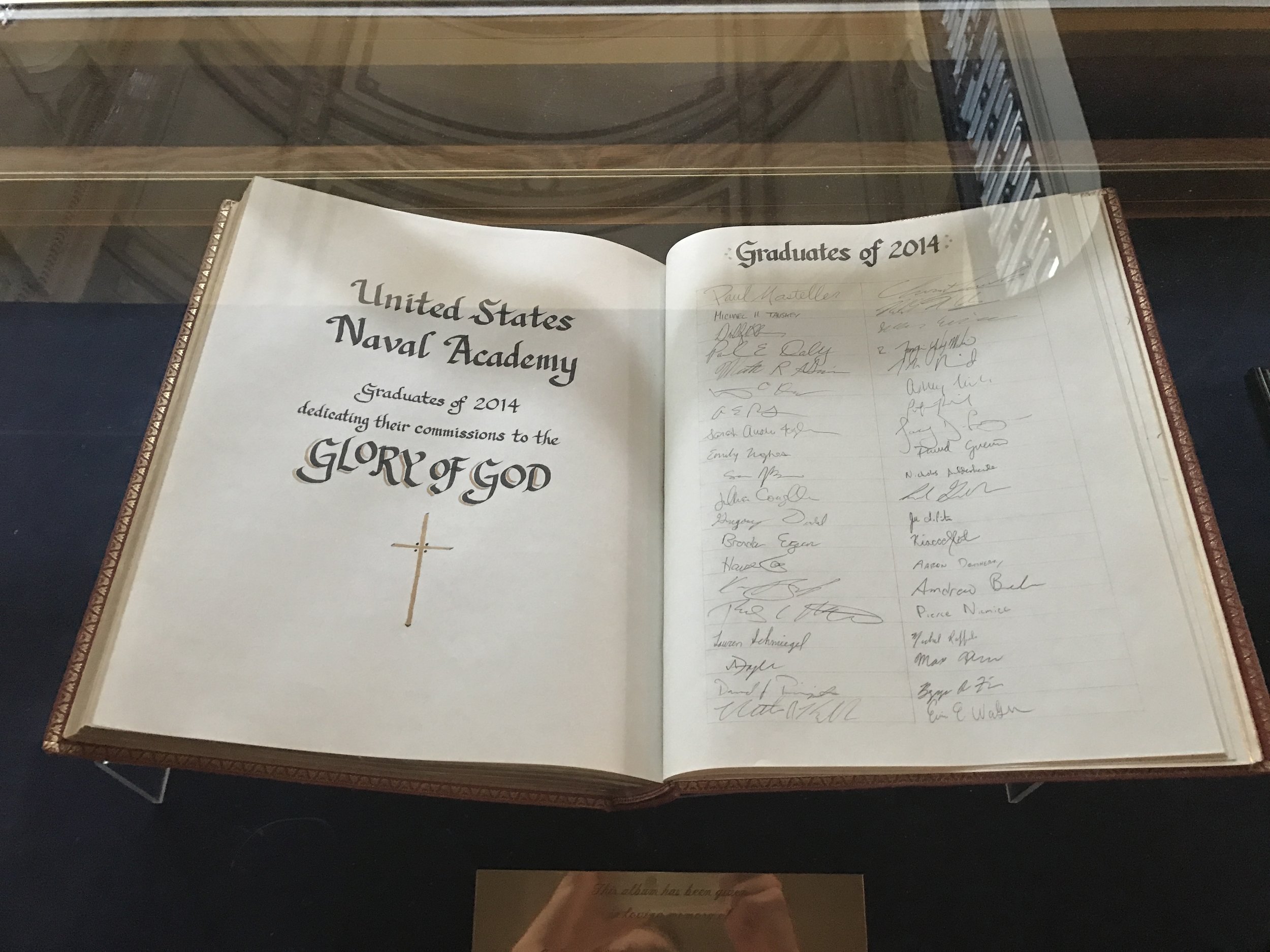 Prayer Book at the United States Naval Academy Chapel