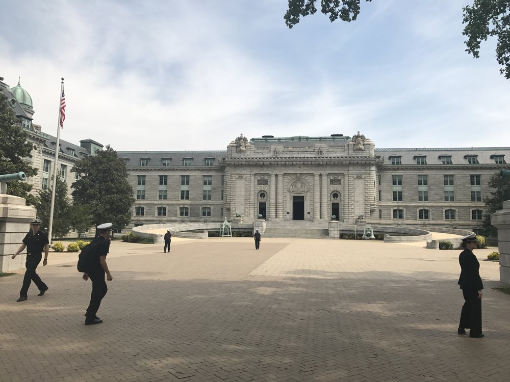 The Main Dormer at the United States Naval Academy