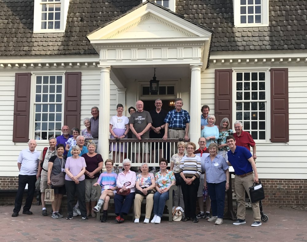 American Classic Travelers Outside of Kings Arm Tavern