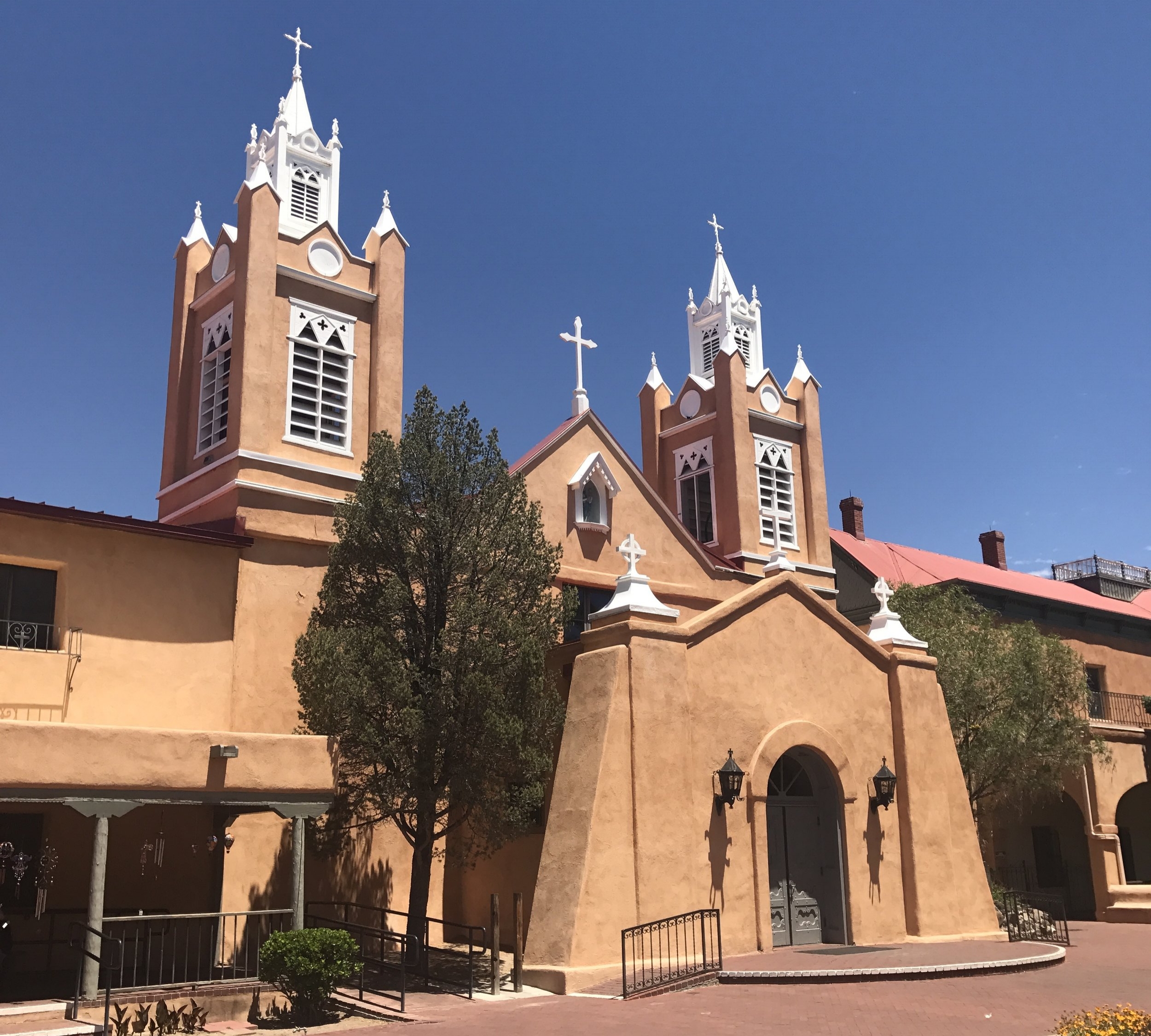 St. Phillip Neri Church in Old Town Albuquerque