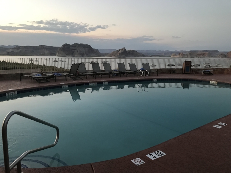 Pool at the Lake Powell Resort