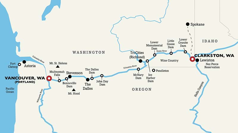 Columbia River Cruise 2022 — American Classic Tours