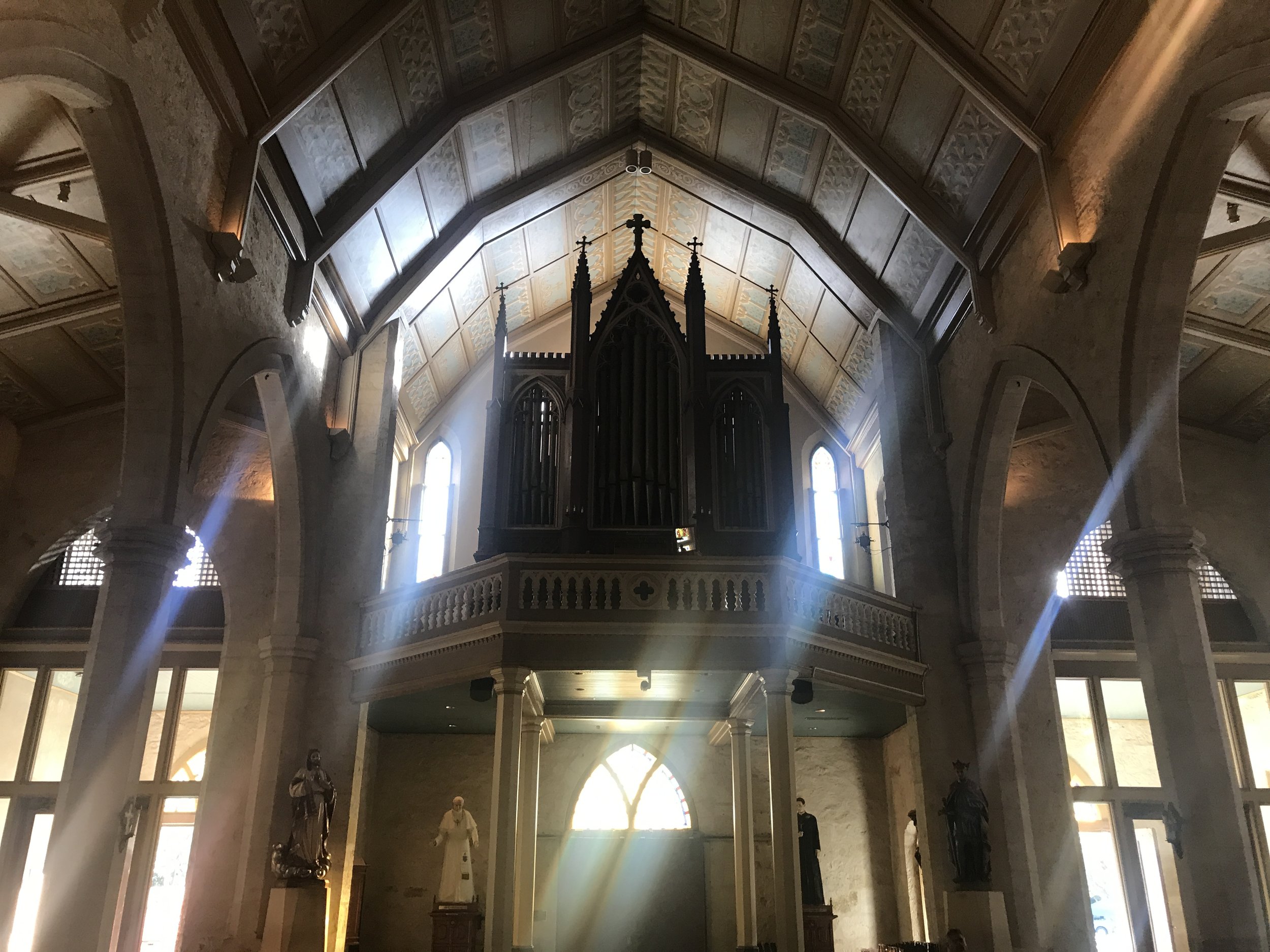 Church organ at San Fernando Cathedral