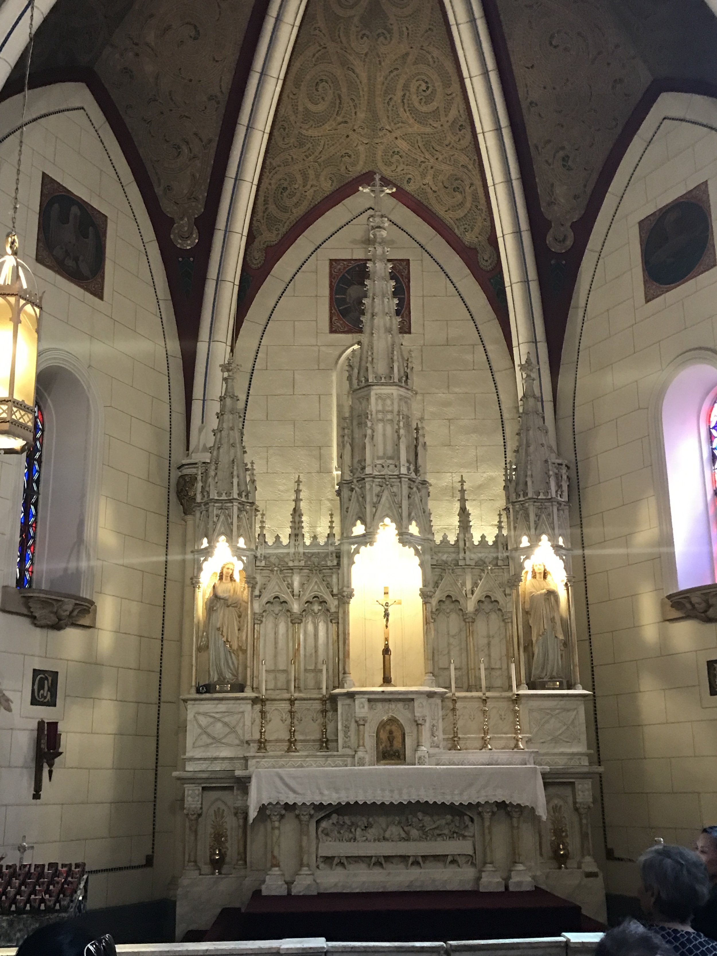 Interior of the Loretto Chapel