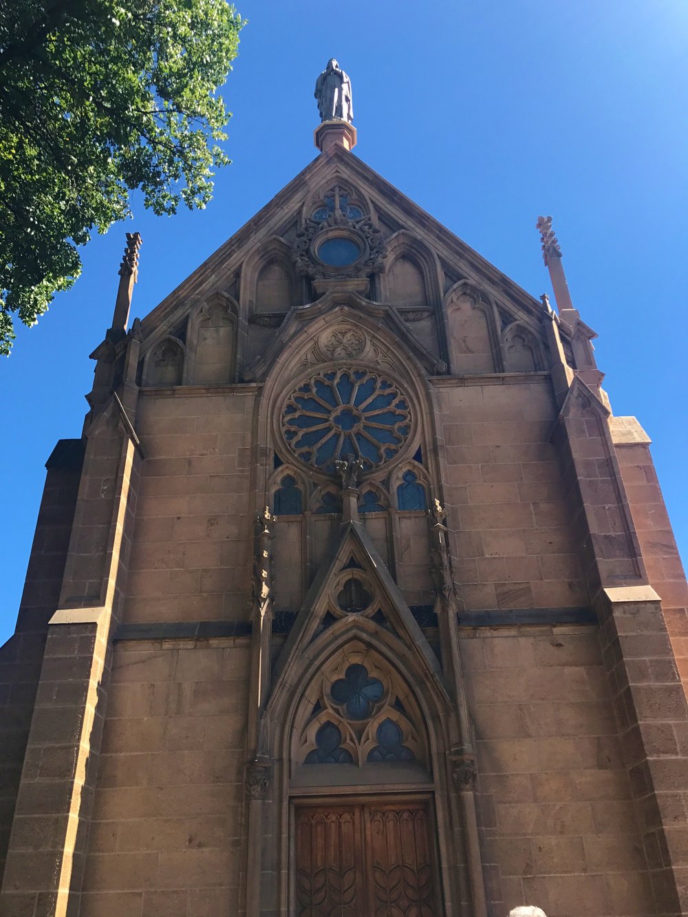 Exterior of the Loretto Chapel