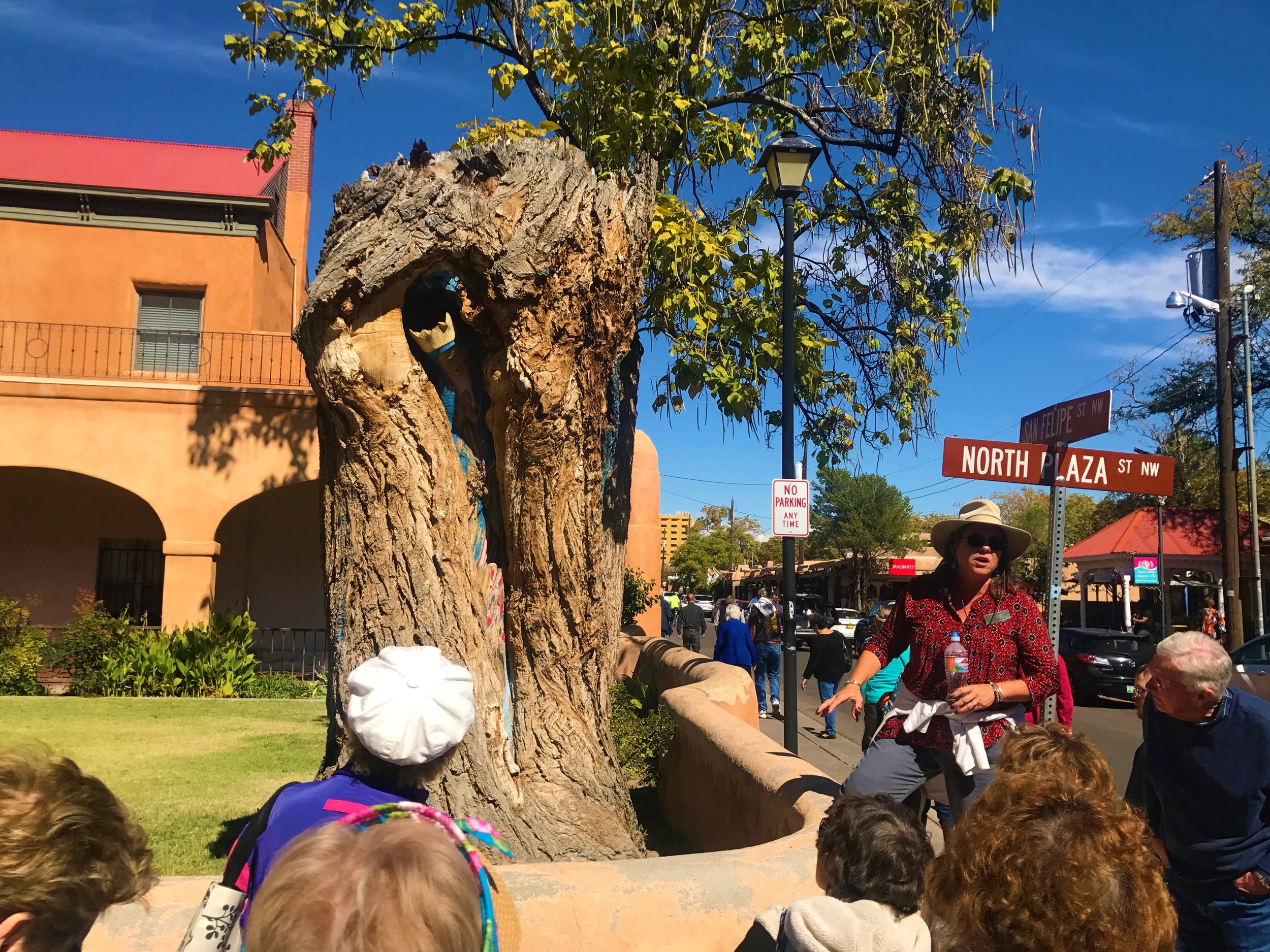 Our local guide Tam showing us around Albuquerque