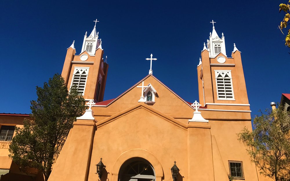 St. Phillip Neri Church in Old Town Albuquerque