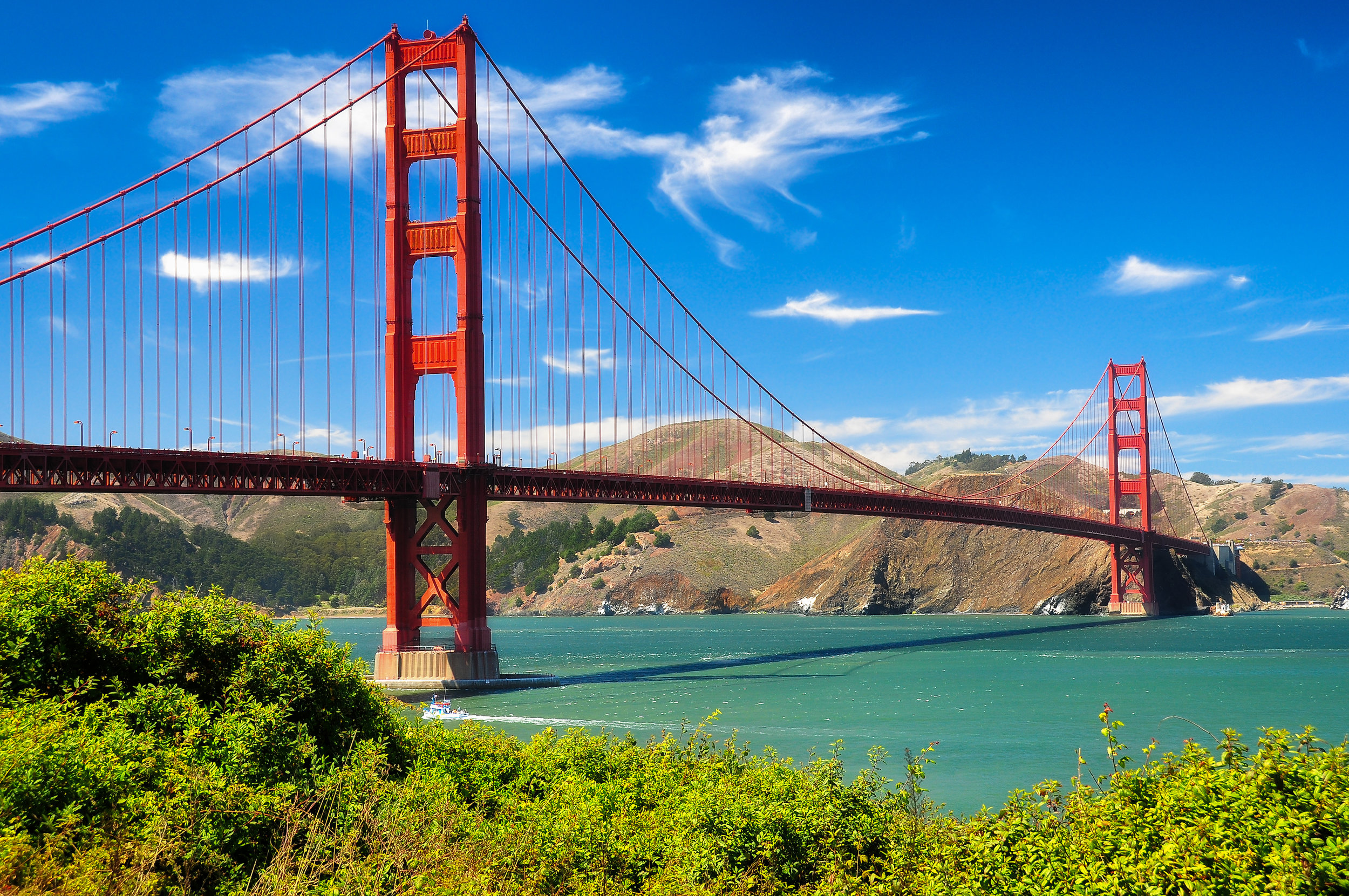 San Francisco and the Golden Gate Bridge (Copy)
