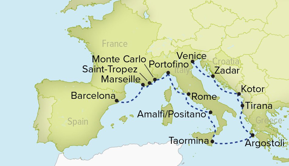 Western Mediterranean 2023 — American Classic Tours