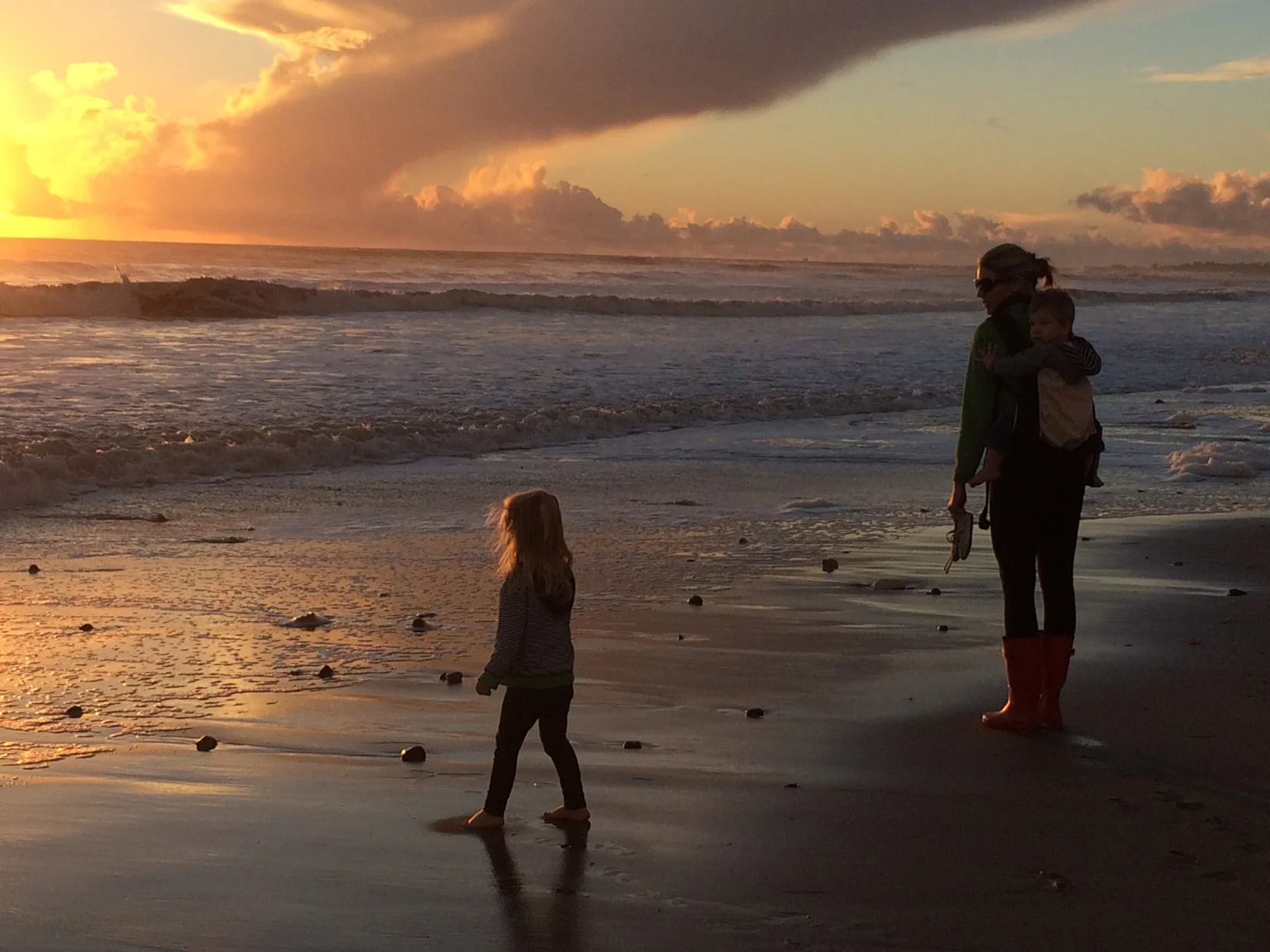 Stormy strolls and saying yes to the sunset