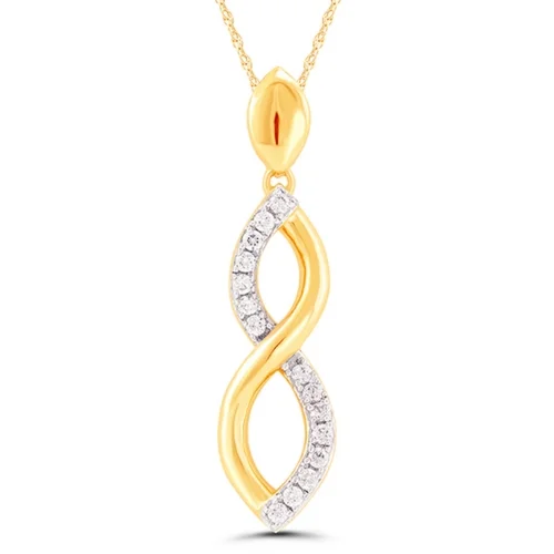 1/10 CT. T.W. 10 Karat Yellow Gold 