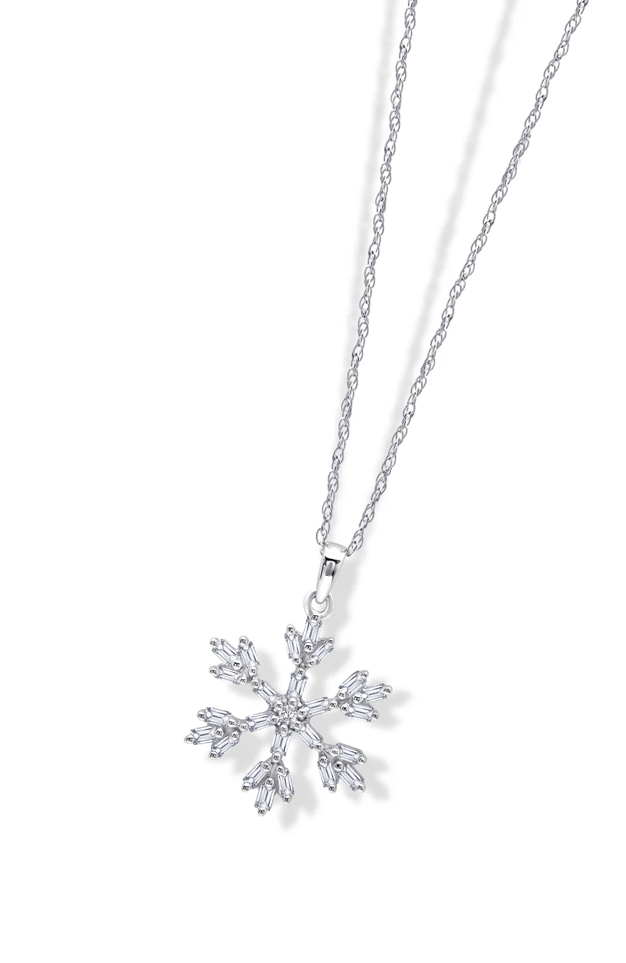 14k White Gold 1/5 C.T.W. Diamond 
