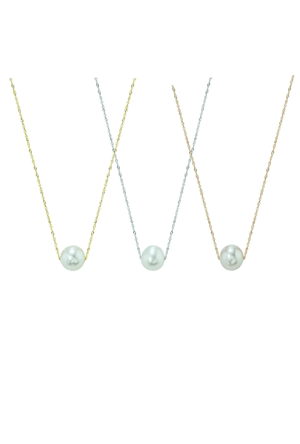 Freshwater Potato Pearl Necklace with a 