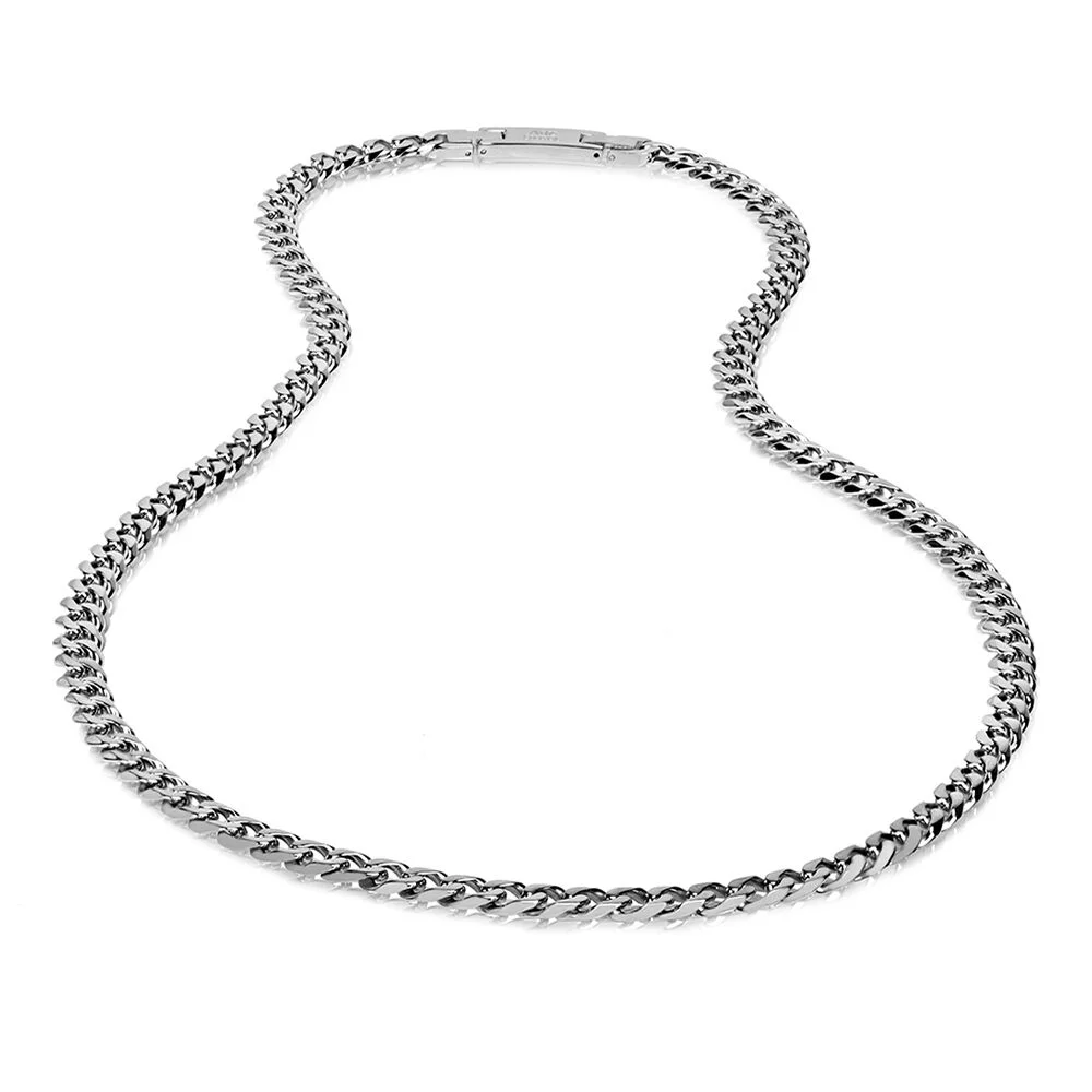 Stainless Steel Cuban Link Necklace 