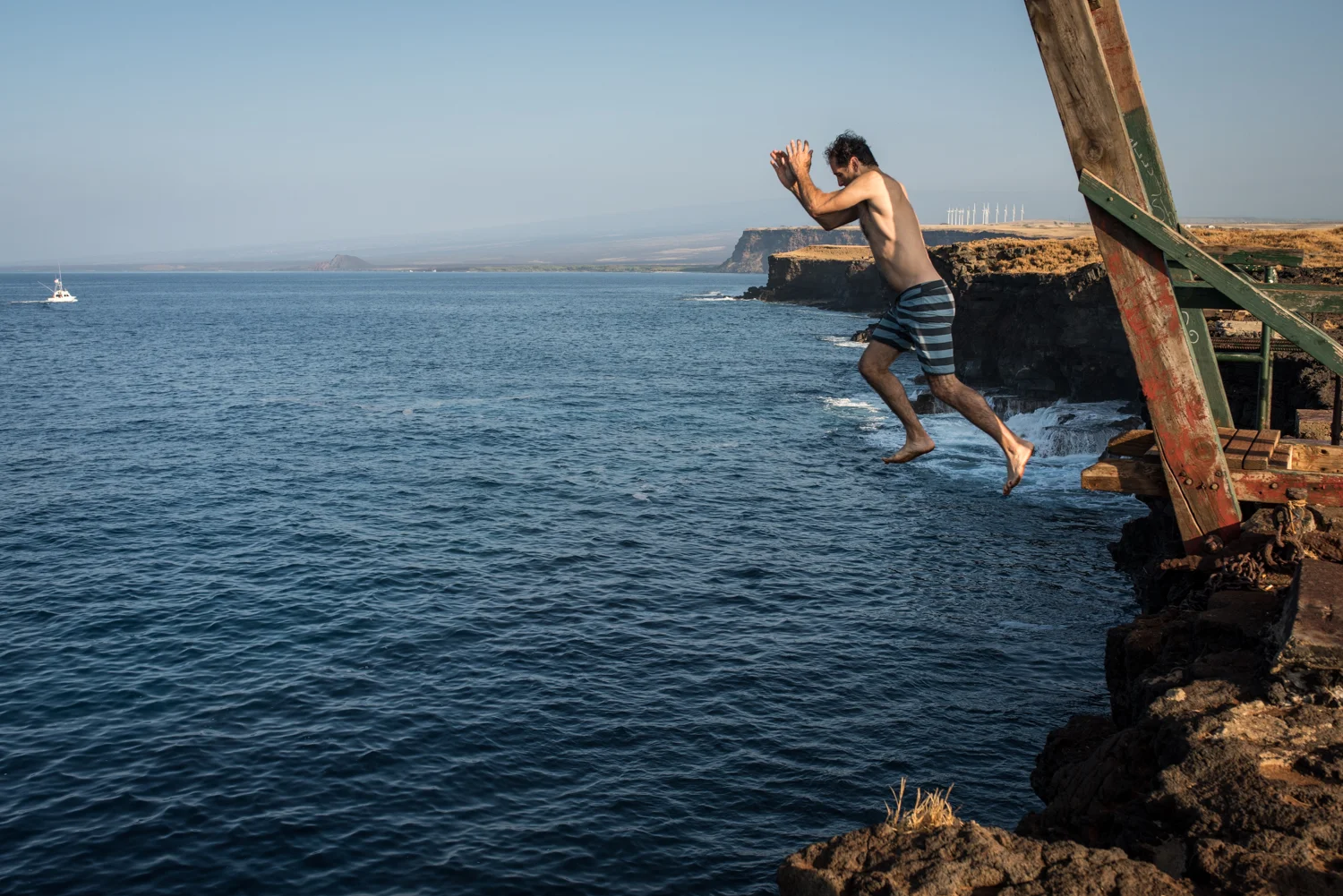 South Point, is the southernmost point of the Big Island of Hawaii and of the 50 United States