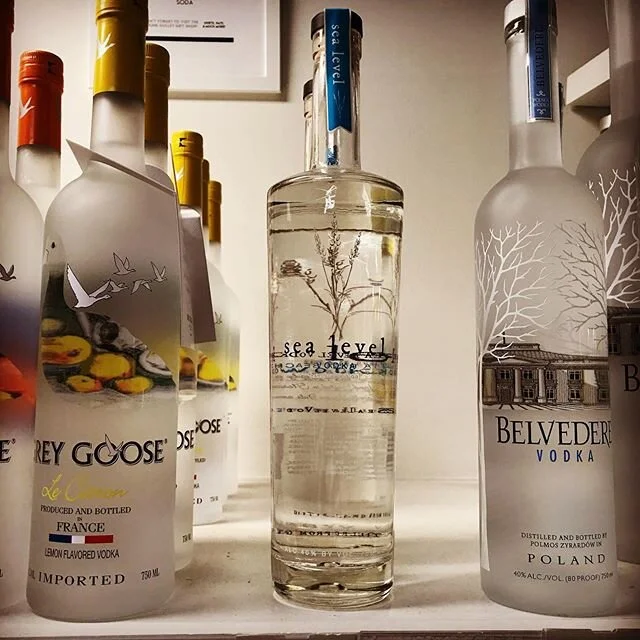 In good company @shunkgulleyliquorandwine 👍 .
.
.
.
. . 
#elevationmatters #30a #southwalton #santarosabeach #craftspirits #florida #everythingsbetteratsealevel #business #vodka #sealeveldogs #luckydogs #seaoatsmatter #cuveekitchen #chans #greatsout