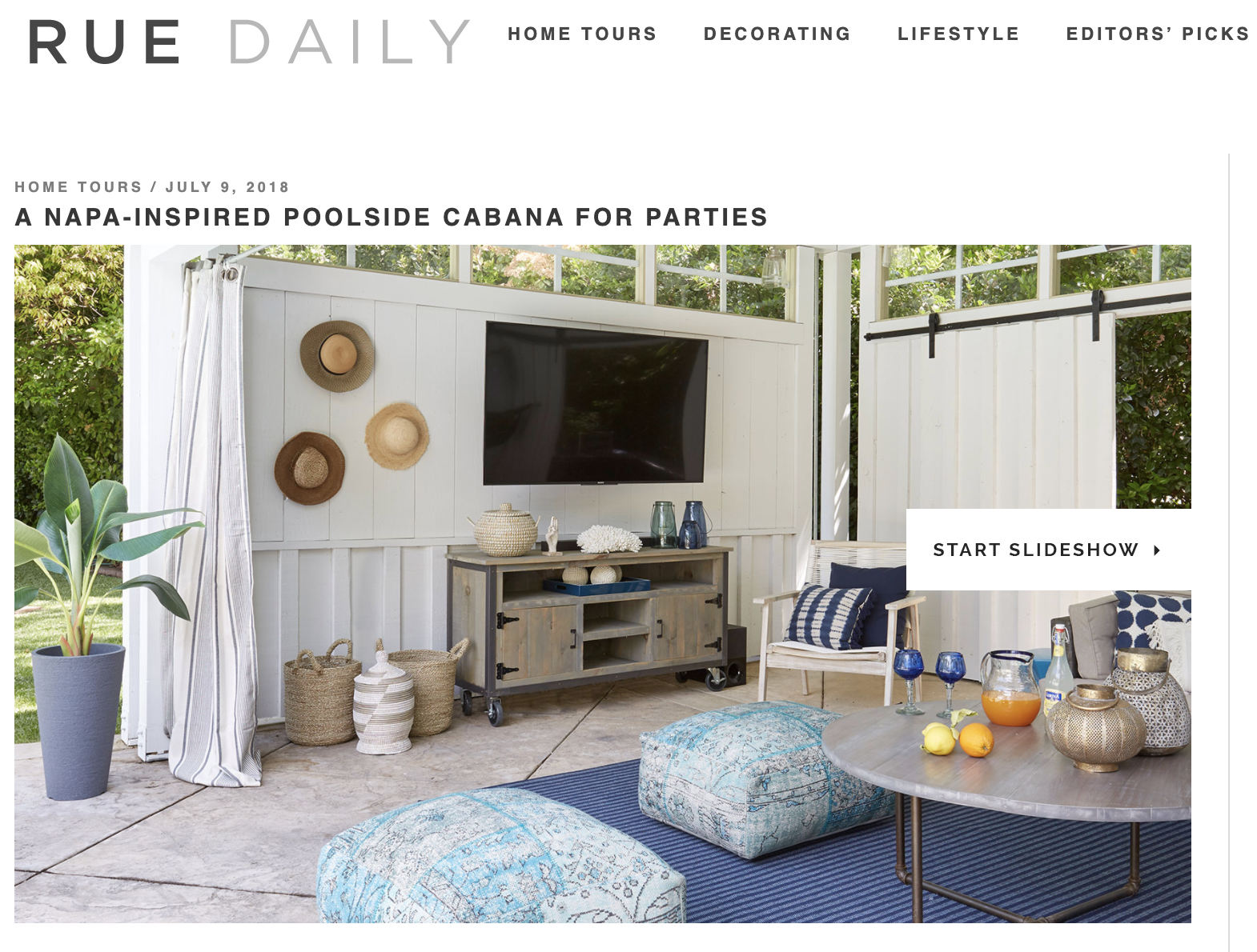  Featured in Rue Daily 