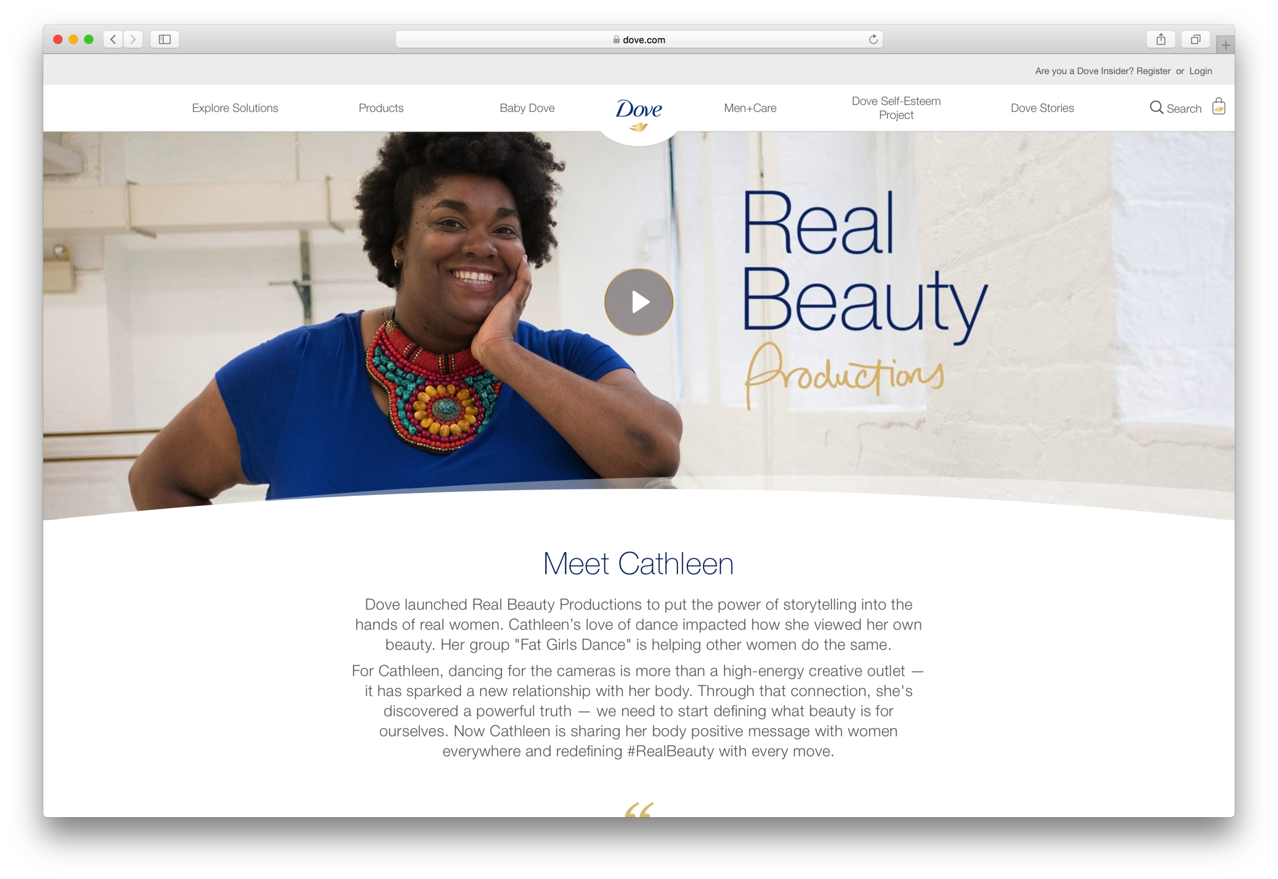 dove.com — Katie Levittan