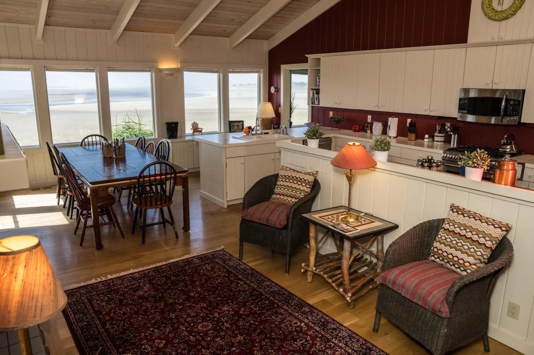 Lounge, Kitchen, and Dining Area