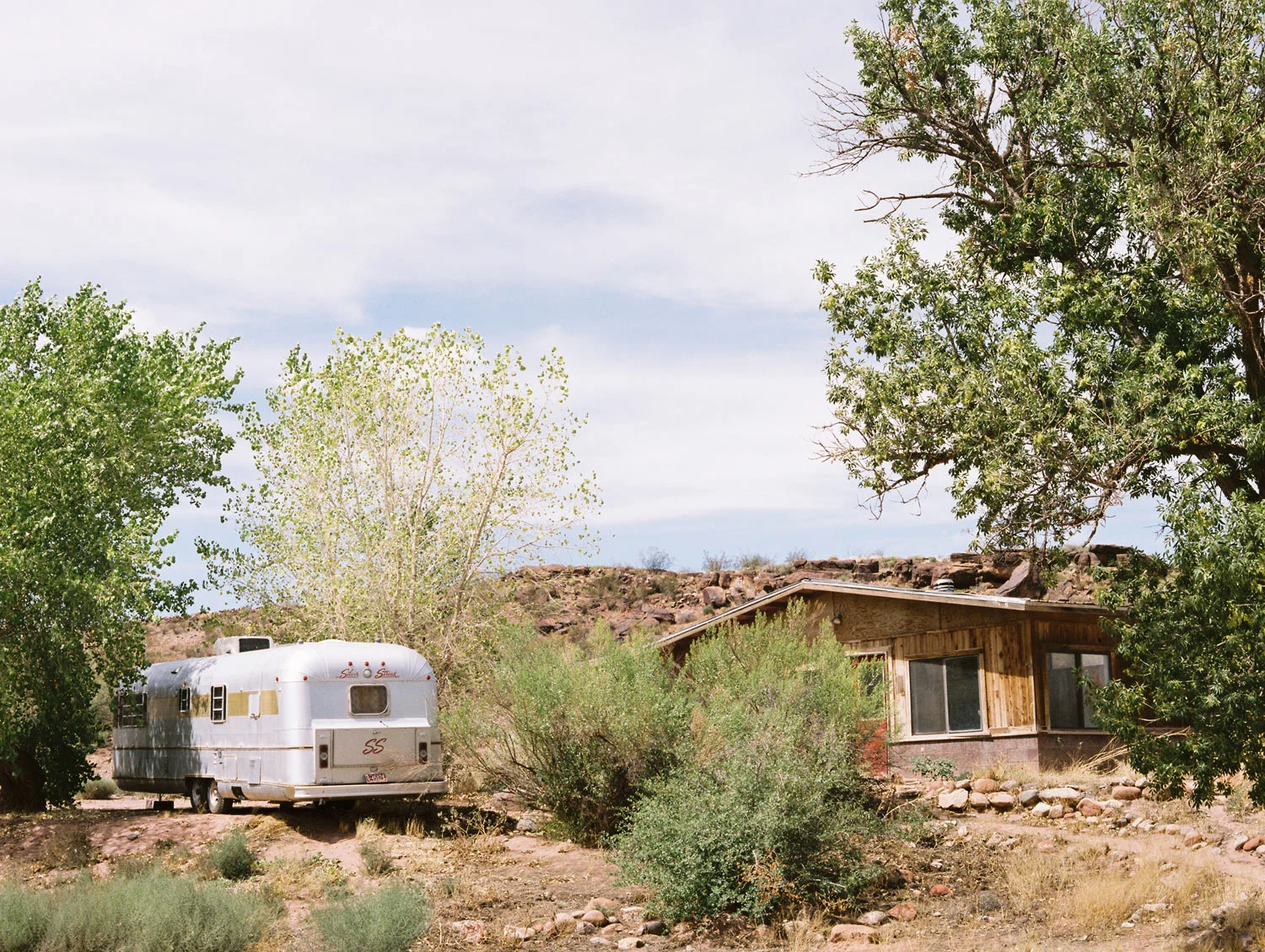 Trailer and house Utah, 2015