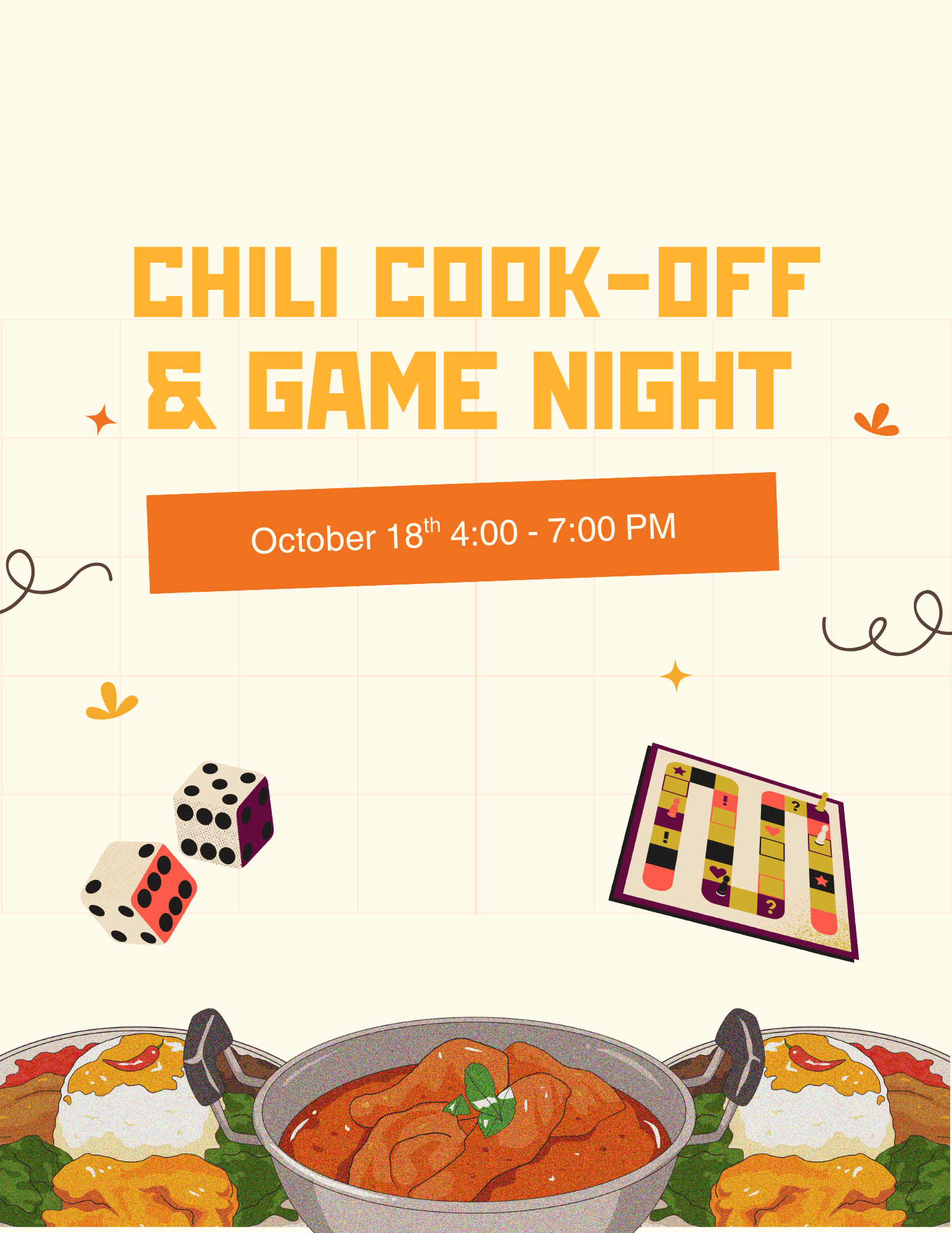 Chili Cook Off and Game Night