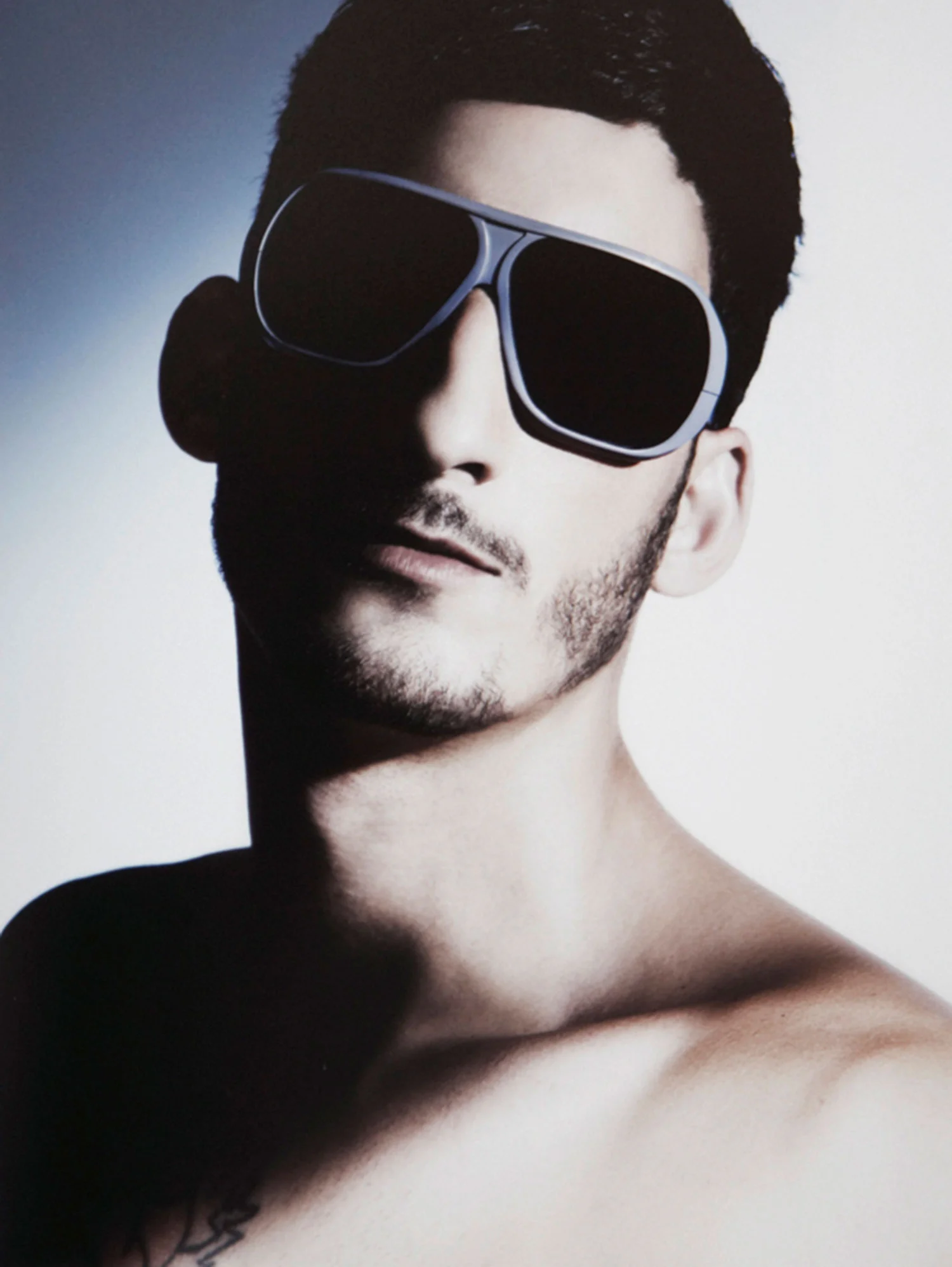 Men's Beauty Editorial Makeup by Elizabeth Hsieh Make-Up Artist London