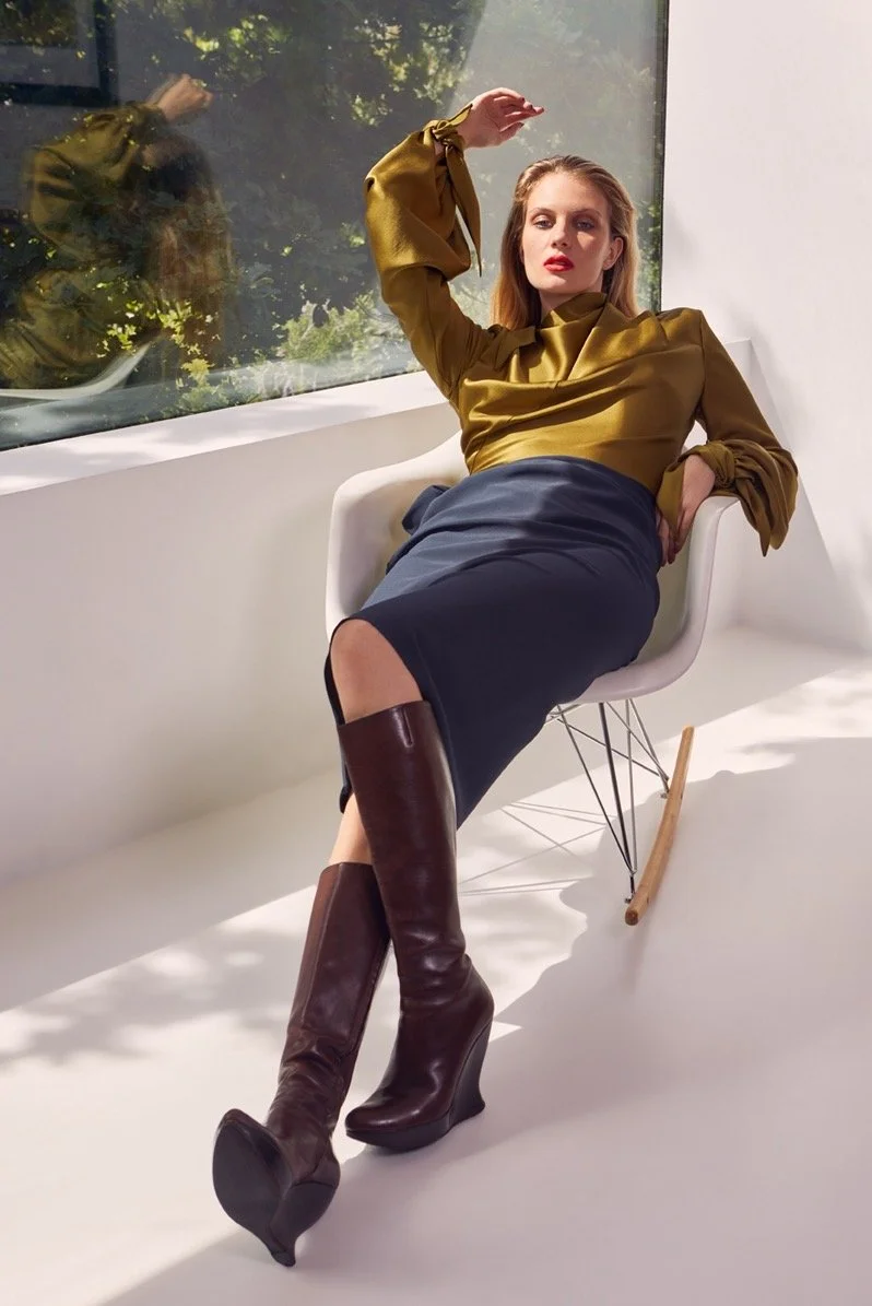 Harmona Blouse with Thetis Pencil Skirt