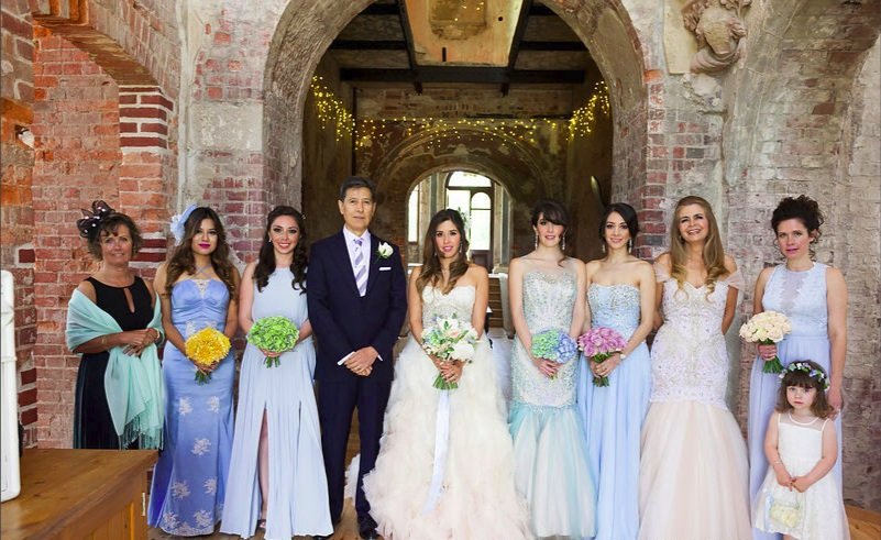 Lullworth Castle, Dorset Wedding - Bride, Bridesmaids' & Mother-of-the-Bride's Makeup