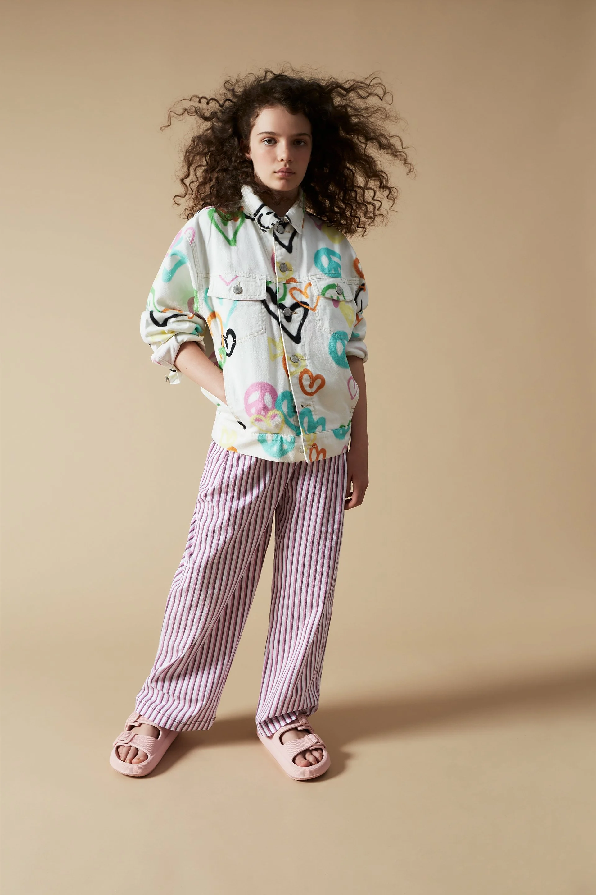   Jacket MOLO, Trousers &amp; Shoes ZARA  