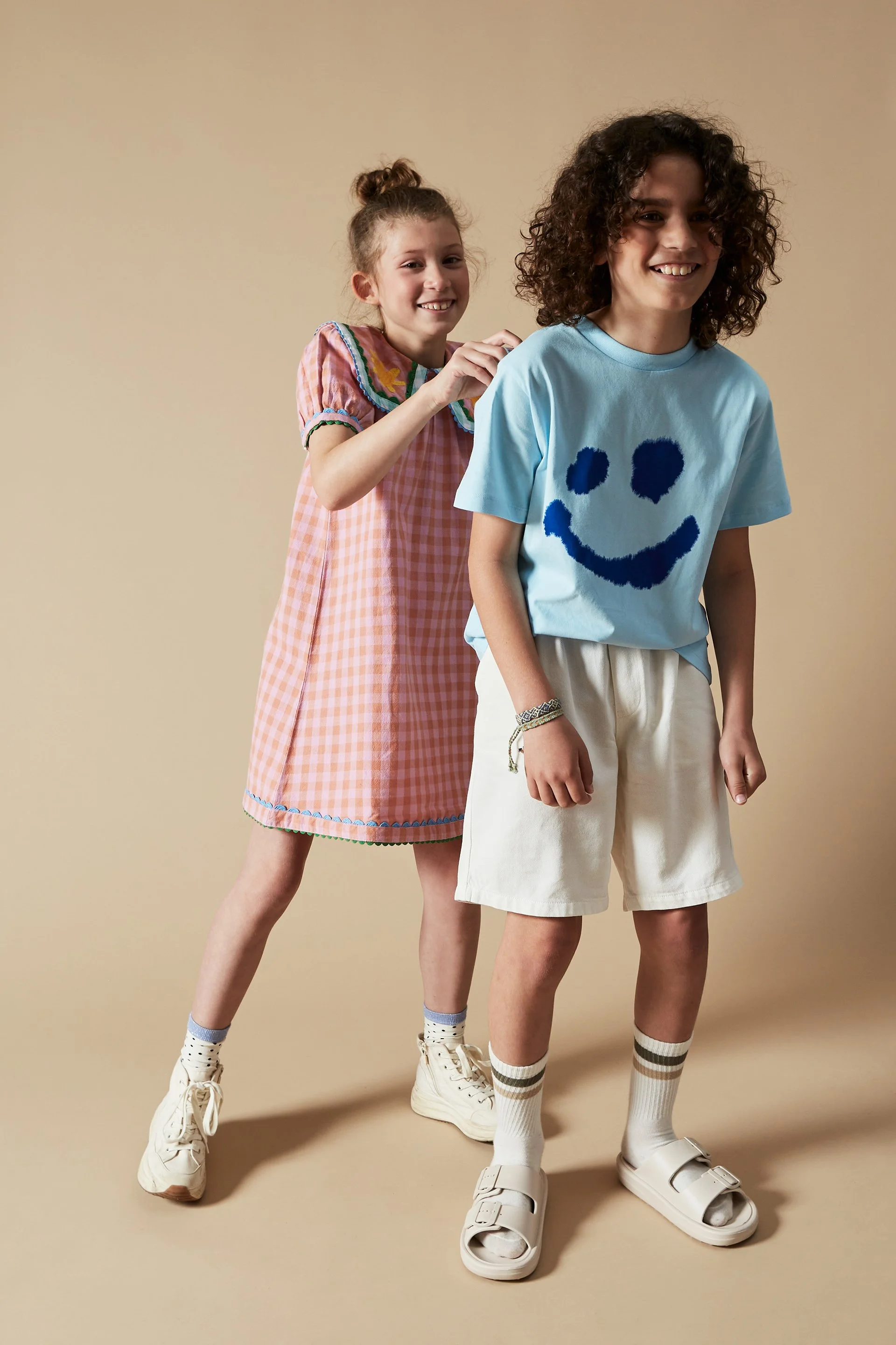   Dress STELLA McCARTNEY, T-Shirt MOLO, Shorts &amp; Shoes ZARA  