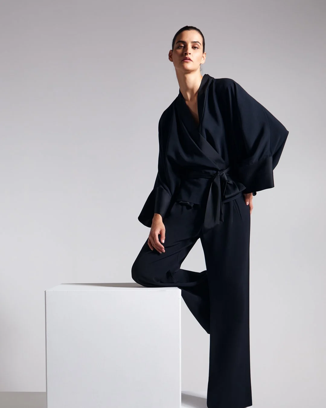 Yemaya Wrap Jacket - Black