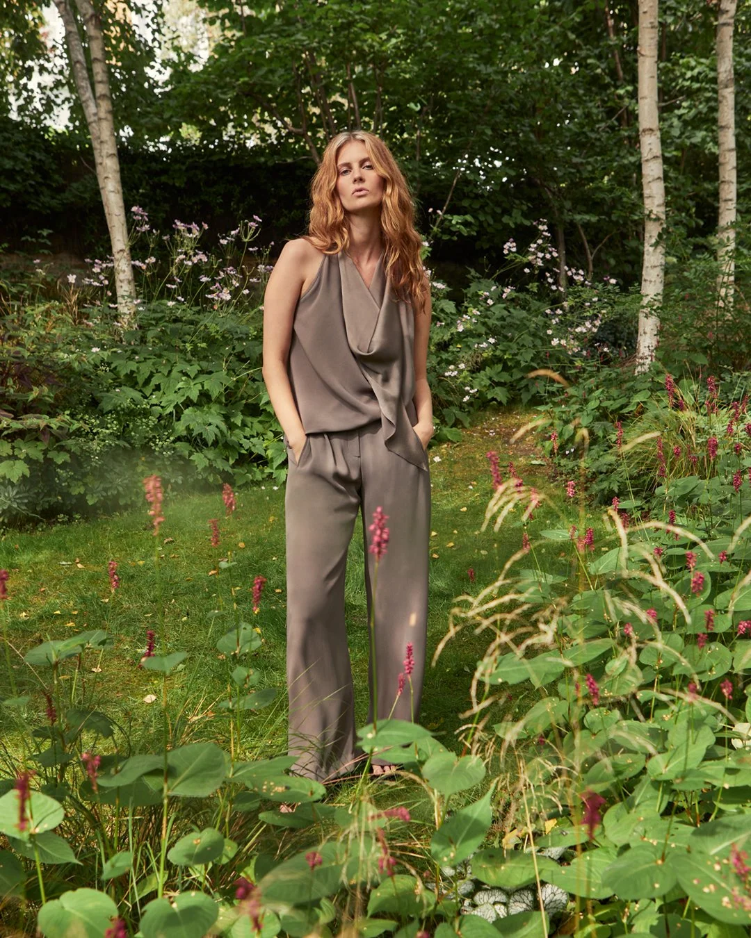 Citrine Top and Oxford Trousers - Smoke 