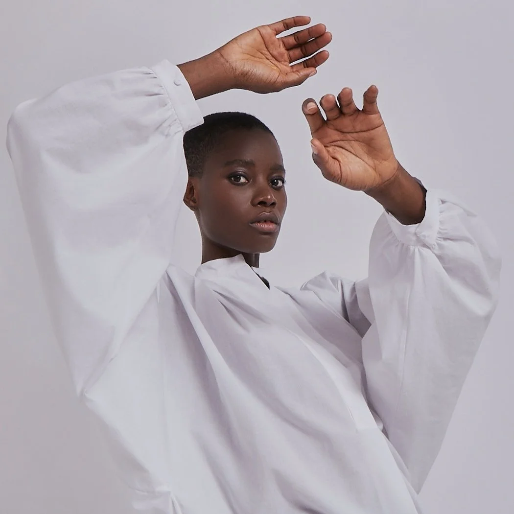 Medea Blouse - White cotton
