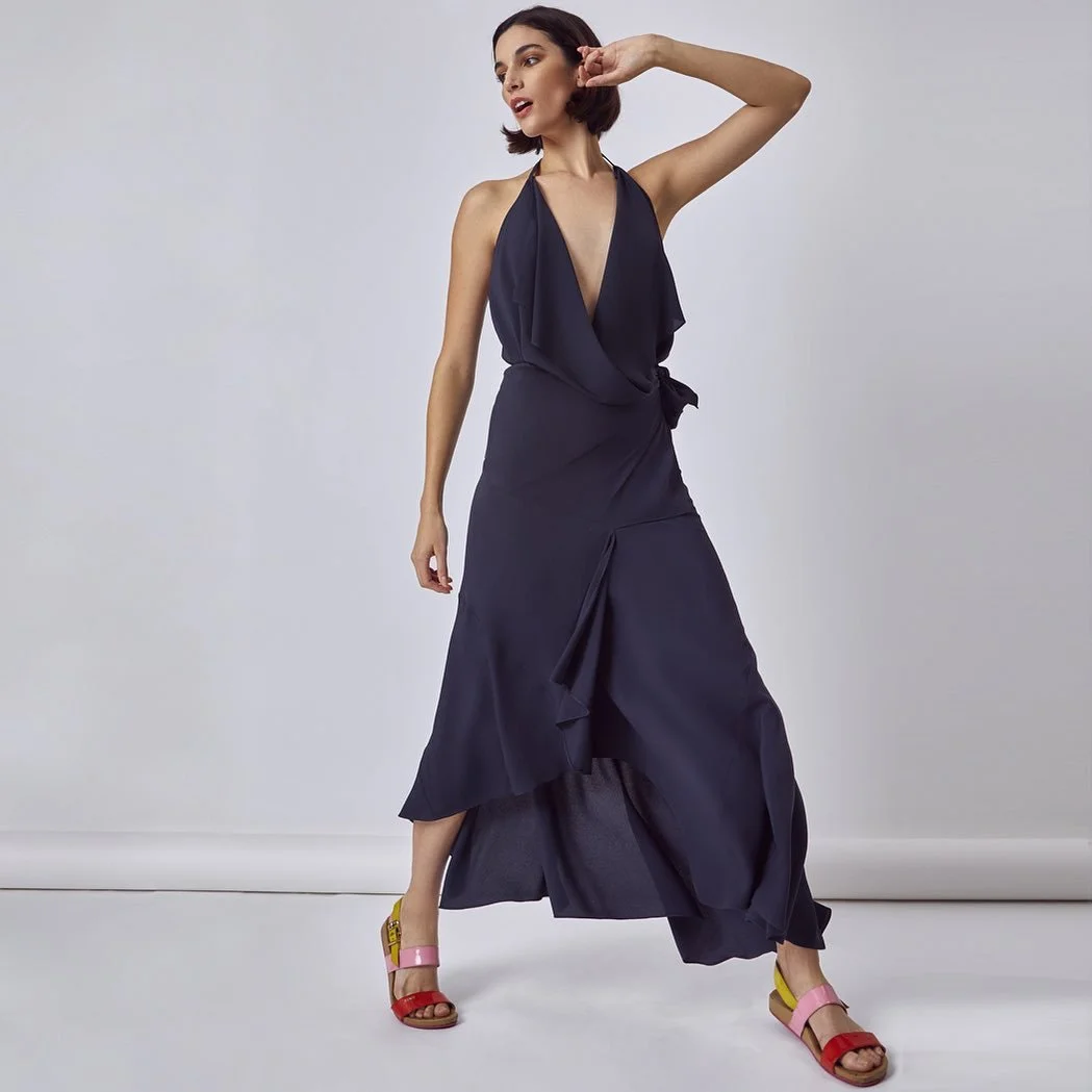 Var Top and Evaki Sarong - Navy